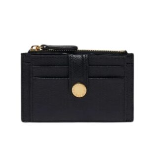 STELLA MCCARTNEY LOGO GRAINY ALTER MAT ZIP CARDHOLDER