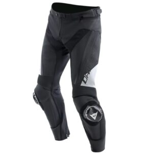 DAINESE DELTA 4 LEATHER PANTS WHITE