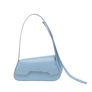 SANTONI LIGHT BLUE LEATHER THEPLUTO BAG
