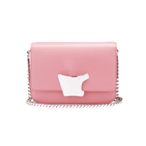 SANTONI PINK LEATHER CROSSBODY BAG
