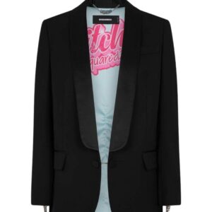 DSQUARED2 CRYSTAL FRINGED BLAZER