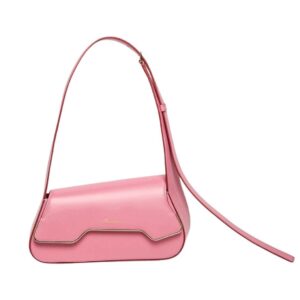 SANTONI PINK LEATHER THEPLUTO BAG