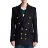 BALMAIN SHORT MILITARY STYLE COAT - Product View