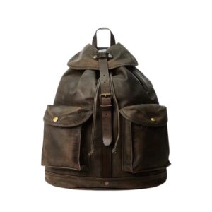 RALPH LAUREN LEATHER RUCKSACK