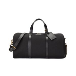 RALPH LAUREN LEATHER-TRIM CANVAS DUFFEL
