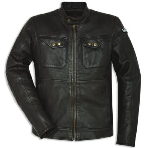Ducati Sebring black leather jacket Black