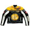 racing biker jacket - Front View