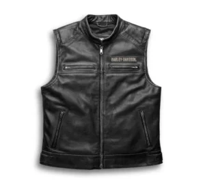 MEN'S PASSING LINK LEATHER VEST