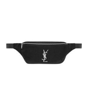 SAINT LAURENT CASSANDRE CLASSIC CROSSBODY BAG IN CANVAS AND LEATHER