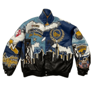 Golden State Warriors 7th Championship Leather Jacket