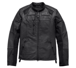 HARLEY DAVIDSON SLIM FIT MEN’S BLACK BIKER MOTORCYCLE GENUINE LEATHER JACKET