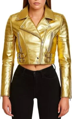 Women's Metallic Golden Jackets