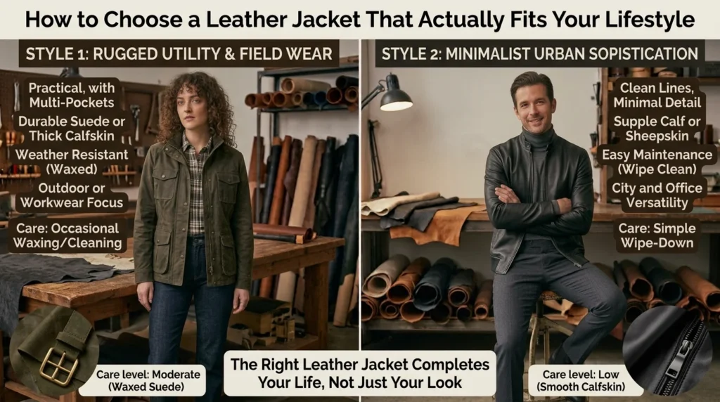 How to Choose a Leather Jacket That Actually Fits Your Lifestyle