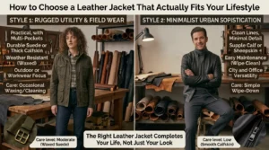 How to Choose a Leather Jacket That Actually Fits Your Lifestyle