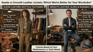Suede vs Smooth Leather Jackets Which Works Better for Your Wardrobe